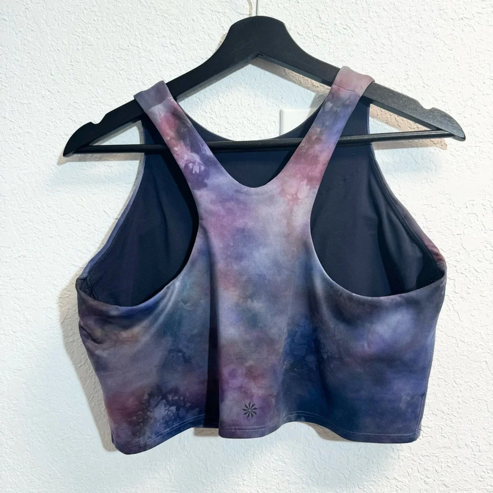 Athleta- Conscious Crop Sports Bra and Salutation Mesh 7/8 Leggings bundle M/L - Picture 5 of 14